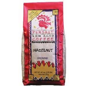   Coffee Low Acid Hazelnut Flavored Coffee Grind Drip Grind, 2.5 Pound
