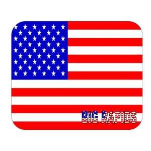  US Flag   Big Rapids, Michigan (MI) Mouse Pad Everything 