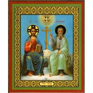 Holy Trinity 20th Cent. Style, Orthodox Icon