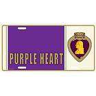 PURPLE HEART MEDAL MILITARY CAR TAG LICENSE PLATE