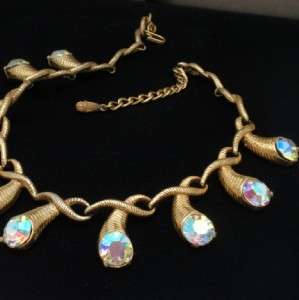 Schiaparelli Necklace Stunning Cornucopia Links Vintage  