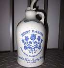 vintage henry mckenna 6 year bourbon whiskey mug crock cork
