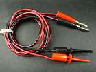 set testlead mini grabber to banana plug approx 1 meter length New 