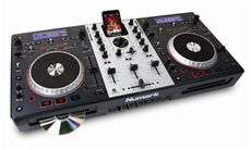 NUMARK MIXDECK DUAL DJ CD/MP3/USB/IPOD PLAYERS + MIXER  