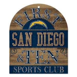 NFL San Diego Chargers Sign Sports Club: Sports & Outdoors