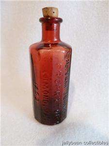   Wheaton Bitters Bottle   Red Col Sam Johnson Proprietor Richmond VA