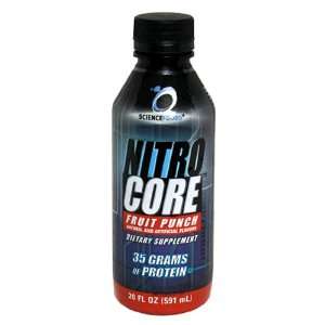  Science Foods Nitro Core, Fruit Punch, 20   20 fl oz (591 