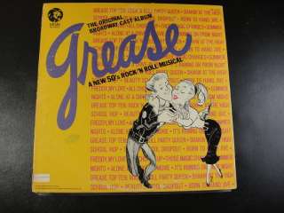 Grease A New 50s Rock N Roll Musical   The Original NM LP  
