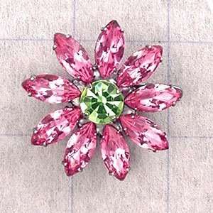 Blooming Flower Barette  Finish FINE SILVER  Code FLWS1FRPA