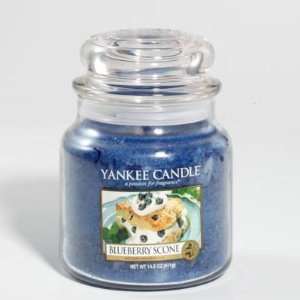    Yankee Candle 14.5 Oz Jar Candle Blueberry Scone: Home & Kitchen