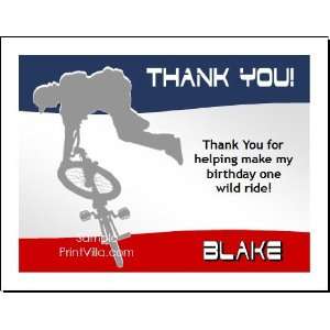  Cyclist Thank You Cards 