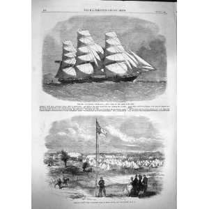   1862 IRON CLIPPER SHIP CORNWALLIS VOLUNTEER CAMP ASCOT