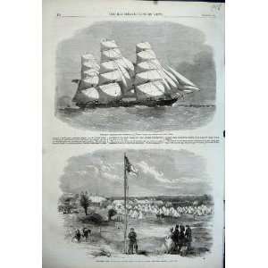  Volunteer Camp Ascot Heath 1862 Clipper Ship Cornwallis 
