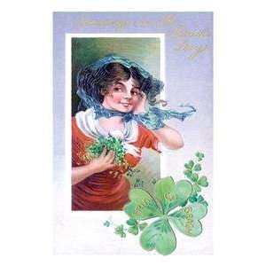  Vintage Art Irish Beauty   10839 8