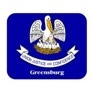  US State Flag   Greensburg, Louisiana (LA) Mouse Pad 