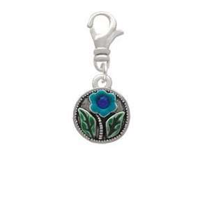   in Circle with Swarovski Crystal Clip On Charm Arts, Crafts & Sewing