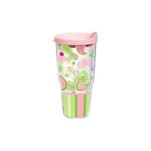  Tervis Tumbler Paisley with Pink Lid: Home & Kitchen