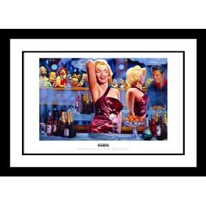  Ron English 32x45 Framed and Double Matted Marilyn at the 