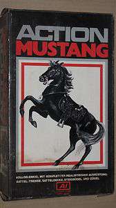 Rare Vintage 70s Big Jim/Mego/Lone Ranger Sized Black Mustang Horse 