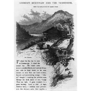  Lookout Mountain,Tennessee River,TN,log cabin,1874