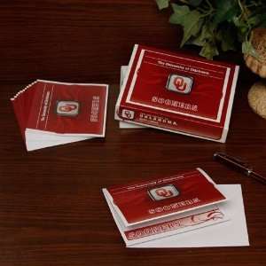  NCAA Oklahoma Sooners Boxed Note Cards: Office Products