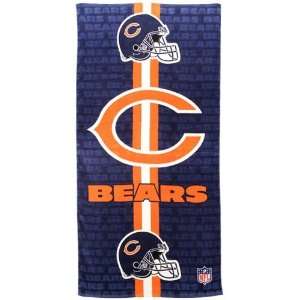  Chicago Bears 30 x 60 Navy Blue Beach Towel