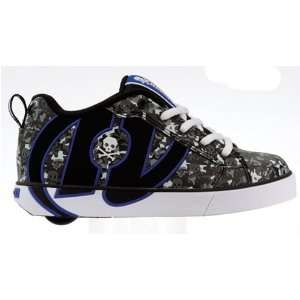  Heelys shoes Camo Bones 7466 Gray/Royal Blue/Black   Size 