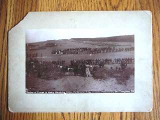 1900s Photo W.C. Billington San Francisco, Ca. Marching Troops at 