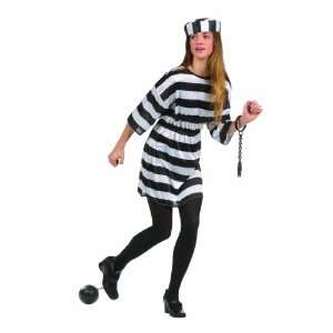  Teen Convict Girl Costume: Toys & Games