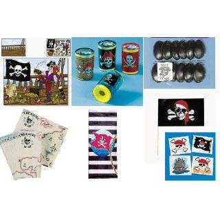 120 Pc PIRATE PARTY FAVORS Set/TATTOOS/Stickers PATCHES/Etc KIT