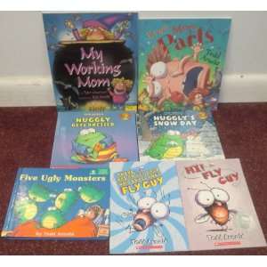  Set of 7 Books by TEDD ARNOLD   Huggly / Fly Guy / Even 
