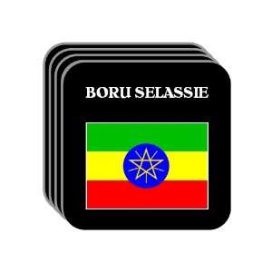  Ethiopia   BORU SELASSIE Set of 4 Mini Mousepad Coasters 