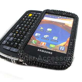 Black Butterfly Bling Hard Case Cover Samsung Epic 4G  