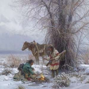 WARMING FIRE by Martin Grelle Signed & Numbered Limited Edition GICLEE 