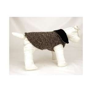  Boucle Tweed Velcro Closure Dog Coat (Size 16): Kitchen 