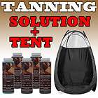 Tanning Booth Pop Up Tent + DHA SOLUTION Airbrush Spray Tan Mobile 