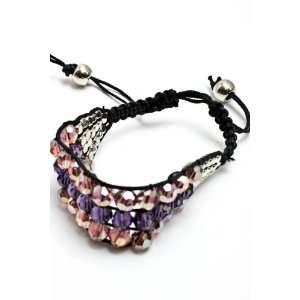   Charm & Rock Gold Purple Gladiator Bracelet CHARM & ROCK Jewelry
