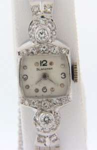 Antique Platinum / 14K Gold Blancpain Diamond Watch VERY RARE  