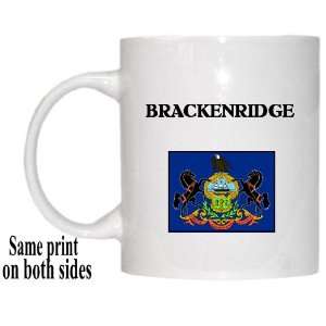  US State Flag   BRACKENRIDGE, Pennsylvania (PA) Mug 