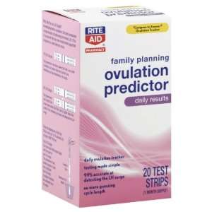  Rite Aid Ovulation Predictor Test Strips, Family Planning 