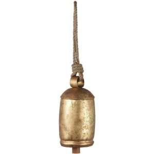 Recycled Brass Bell Rope Handle Antique Gold (each)