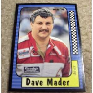  1991 Maxx Dave Mader # 146 Nascar Racing Card
