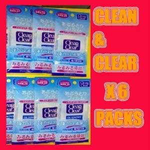 BN CLEAN & CLEAR OIL BLOTTING PAPER 360SHEETS(=6 PACK)  