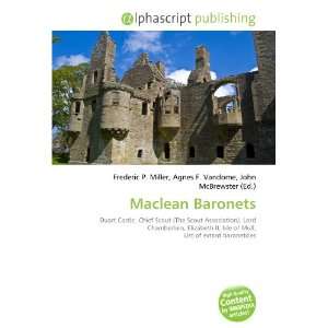  Maclean Baronets (9786133863187) Books
