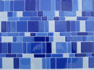 Blue Magic Mosaic Glass Tile / 11 sq ft  