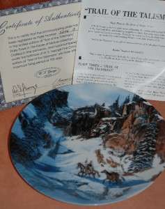 WS George/Julie Kramer Cole LtEd Plate:Trail Talismans  