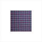 Patch Magic Grey and Navy Blue Plaid Red Lines Napkin 