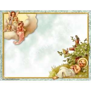  Jesus Child and Angels Holy Post Card: Everything Else