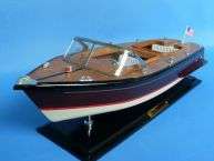 Chris Craft Runabout 20 Model Speed Boat Wood Replica  