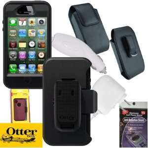  Otterbox Defender Case Black for iPhone 4s & 4 with Car 